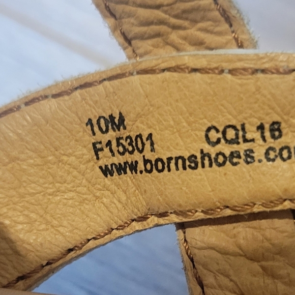 Born Women's Tan and Cream Sandals - Picture 3 of 3